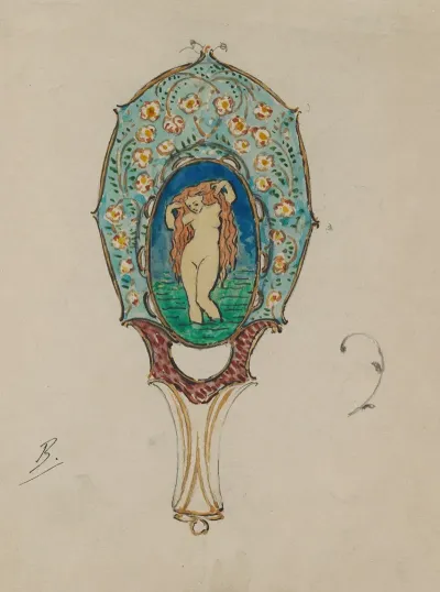 Design For A Hand Mirror 3