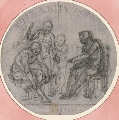 Design For A Medal Concordia Victrix