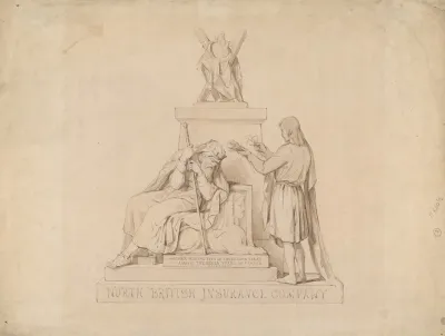 Design For A Monument For The North British Insurance Company