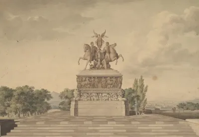 Design For A Monument Of The Victory Of Waterloo