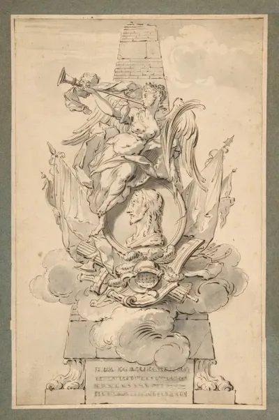 Design For A Monument To A Military Leader