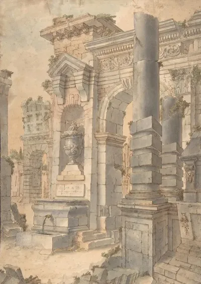 Design For A Painted Wall Decoration