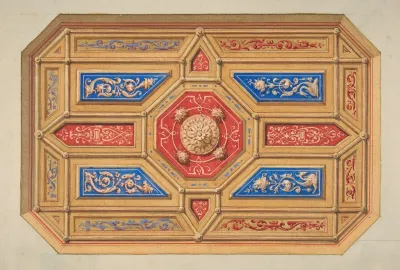 Design For A Paneled Ceiling