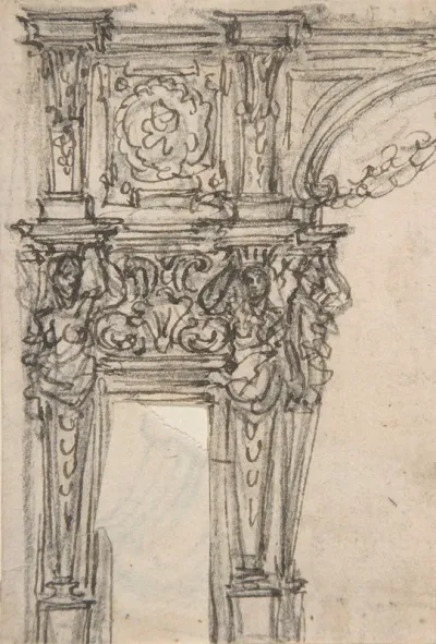 Design For A Proscenium Or Monumental Alcove