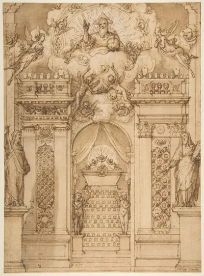 Design For A Quarantore Decoration