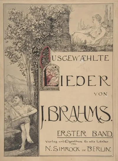 Design For A Title Page For Sheet Music