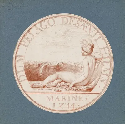 Design For A Token Marine 1744