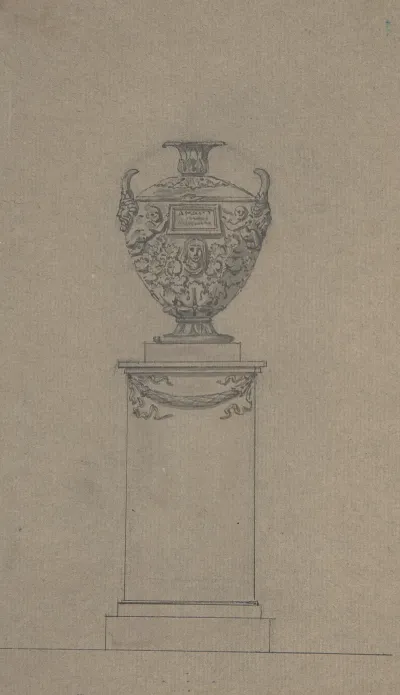 Design For A Tomb With An Urn 2