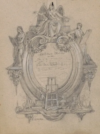 Design For Allegory Relating To The Arts