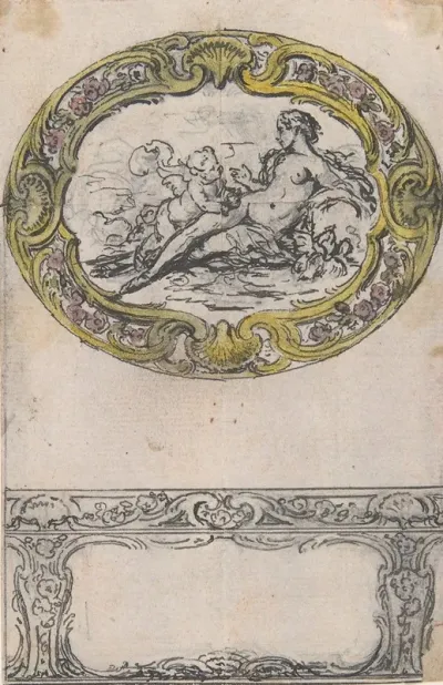 Design For An Oval Gold Box