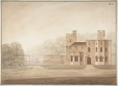 Design For Bishopsgate Lodge At Windsor Castle Berkshire