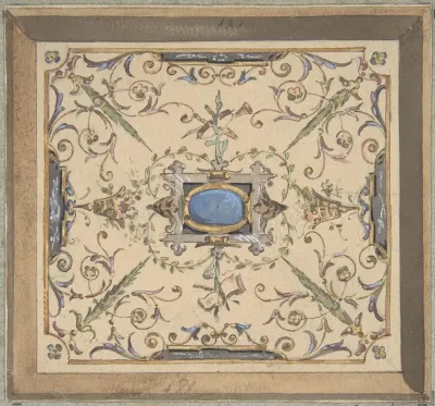 Design For Ceiling Chateau De Cange 2