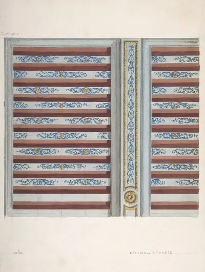 Design For Ceiling Chateau De St Aubin