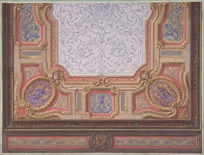 Design For Ceiling Of Grand Salon Hotel Hope
