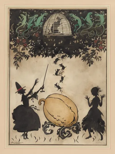 Design For Cover Of Cinderella