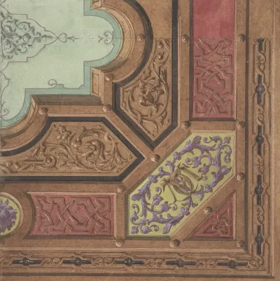 Design For Dining Room Ceiling Chateau De Cange 2