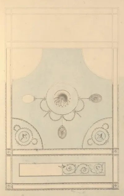 Design For Drawing Room Ceiling Castlecoole County Fermanagh Ireland