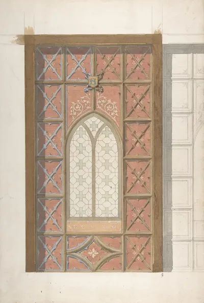Design For Elevation Of Window Saint Clotilde