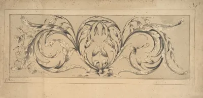 Design For Frieze Of Foliage