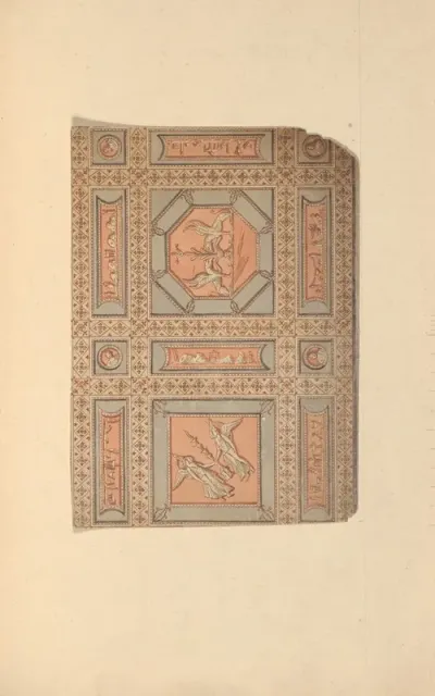 Design For Lobby Ceiling After Piranesi Chamber Story Castlecoole County Fermanagh Ireland