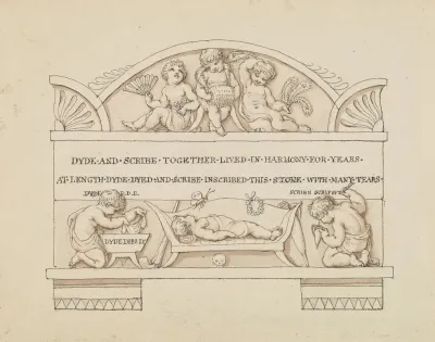 Design For Monument To Dyde And Scribe