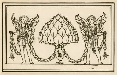 Design For Ornamental Head Piece To Act 3 Scene 1 Of The Tempest