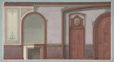 Design For Painted Wall Paneling Deepdene Dorking Surrey
