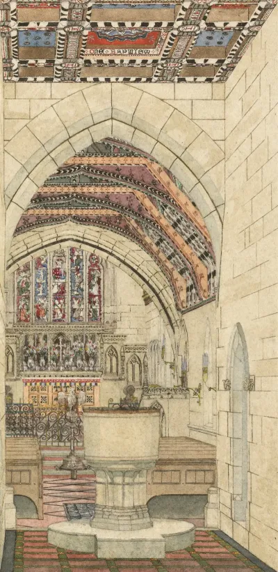 Design For Polychromatic Decoration Of A Church 2