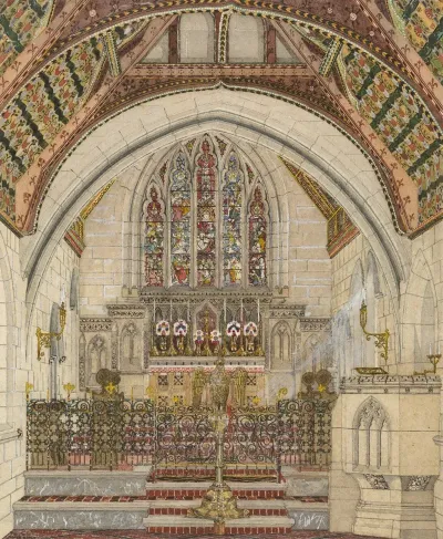 Design For Polychromatic Decoration Of A Church