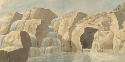 Design For Rock Work And Cascades At Virginia Water Windsor Great Park