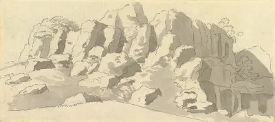 Design For Rock Work At Virginia Water Windsor Great Park 2