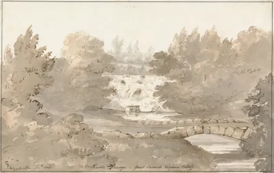 Design For Rustic Bridge Below The Cascade Virginia Water