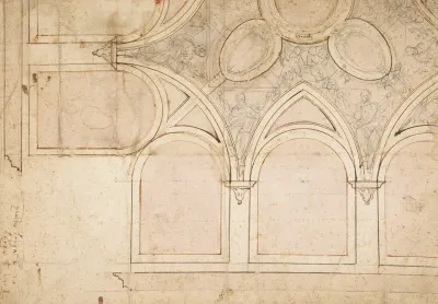 Design For The Ceiling Decoration In Vasaris House In Arezzo