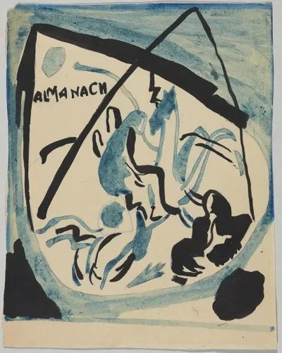 Design For The Cover Of The Almanac The Blue Rider Vii
