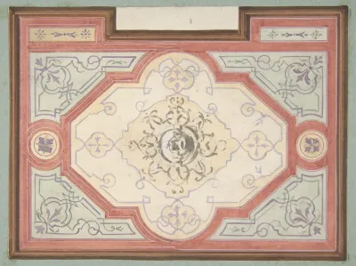 Design For The Decoration Of A Ceiling 3