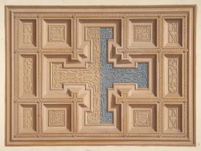 Design For The Decoration Of A Ceiling 4