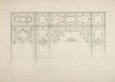 Design For The Decoration Of A Ceiling