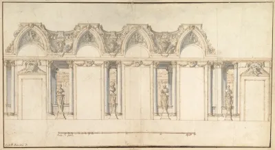 Design For The Decoration Of A Palace Interior