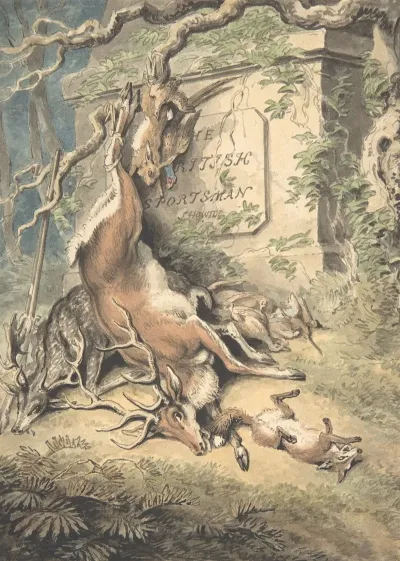 Design For The Frontspiece Of The British Sportsman 2