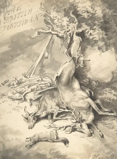 Design For The Frontspiece Of The British Sportsman