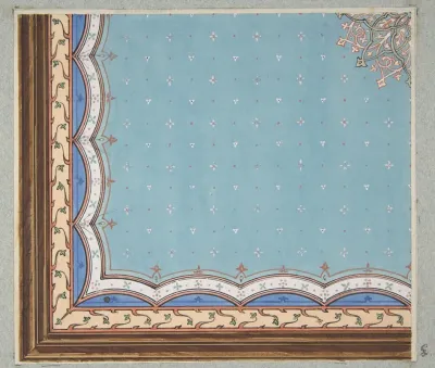 Design For The Painted Decoration Of A Ceiling 4