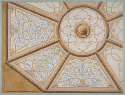 Design For The Painted Decoration Of A Ceiling 5