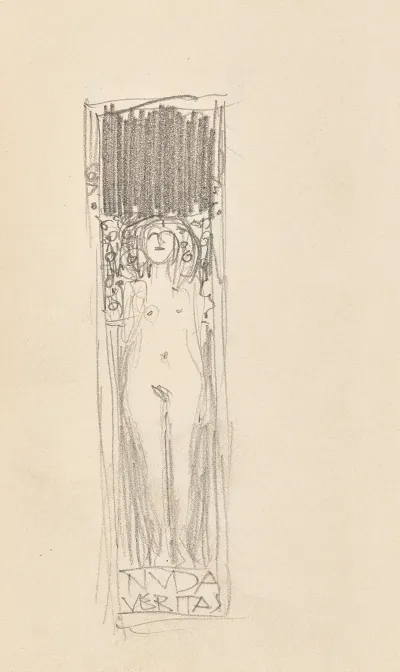 Design For The Painting Nuda Veritas