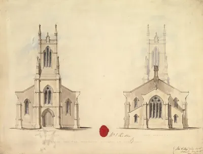 Design For The Proposed Church At Middlesborough