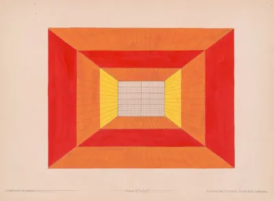 Design For Unidentified Restaurant Possibly Dunhalls Restaurant New York Ny 2