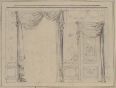 Design For Wall Treatment With Window And Door