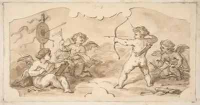 Design Of Putti At Play