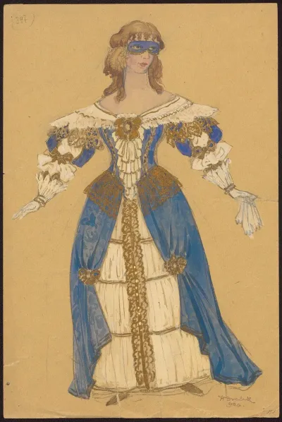 Design Of Roxanas Costume For Cyran De Bergerac
