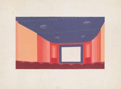 Design Proposals For Puck Theater New York Ny Interior Perspective Study