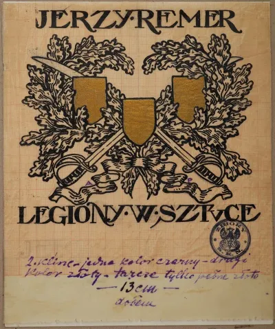 Designe Of The Title Page Of The Book Legions In Art By Jerzy Remer